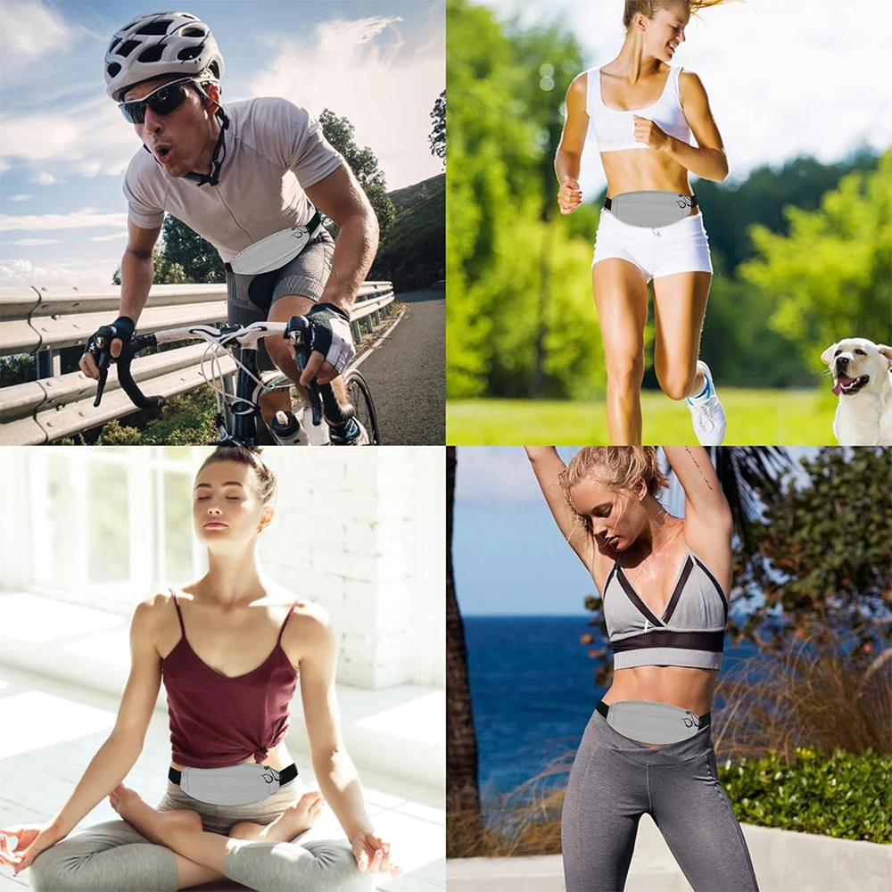 1PCS Running Belt, Running Fanny Pack Women, Whole Bag Reflective, Phone Holder for Running, Running Belt for Women Men