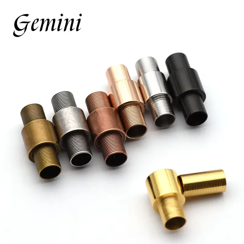 

5Pcs Stainless Steel 6mm Hole Magnetic Clasps Leather Cord Bracelet Strong Magnet Buckle Necklace Diy Jewelry Making Accessories