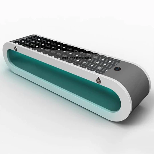 

Advertising Stadium Seat Outdoor Urban Furniture Smart Solar Chair with a Back Multi-function Bench Sun Energy System
