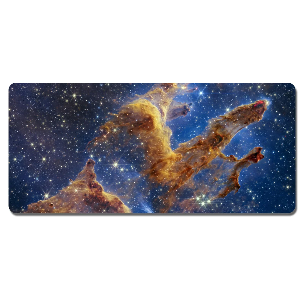 Podkładka pod mysz Galaxy Nebula Space Universe, antypoślizgowa, pogrubiona, duża, z obszyciem, do biura, dla studentów, do gier. — zdjęcie produktu 7