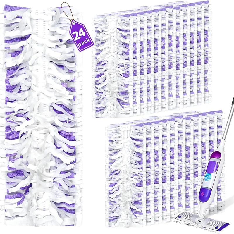 A24P パワーモップ交換用リフィル 24 個 Swiffer パワーモップ用使い捨て、マルチサーフェスパッド用