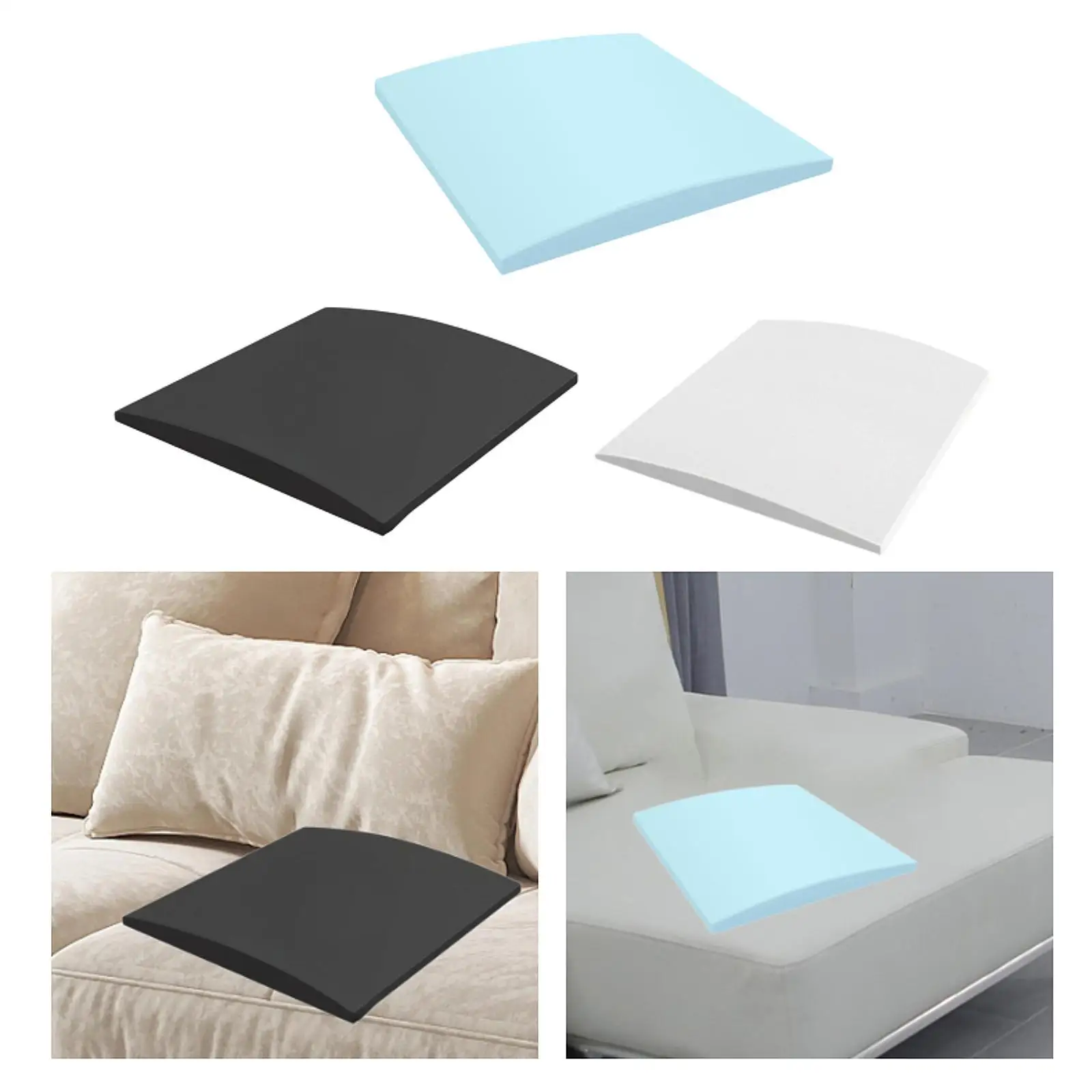 Sofa Couch Cushion Support Sagging Seat Trapezoidal Foam Replacement Professional Sofa Repair for Sectional Recliners Dorm Home