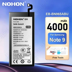 NOHON Lithium Polymer Battery for Samsung Note 9 10 Plus 20 Ultra Note10+ Note20U Replacement Phone Batteries + Tools