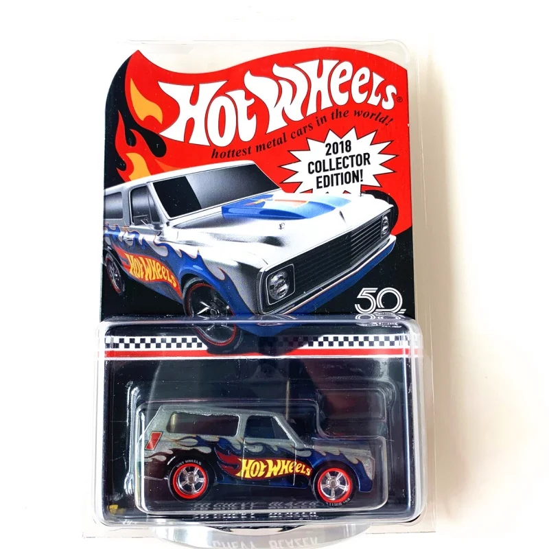 Limited Hot Wheels Red Line Edition Series Model Nissan Pickup Truck Chevrolet Collector Edition Car Model Collection Toy
