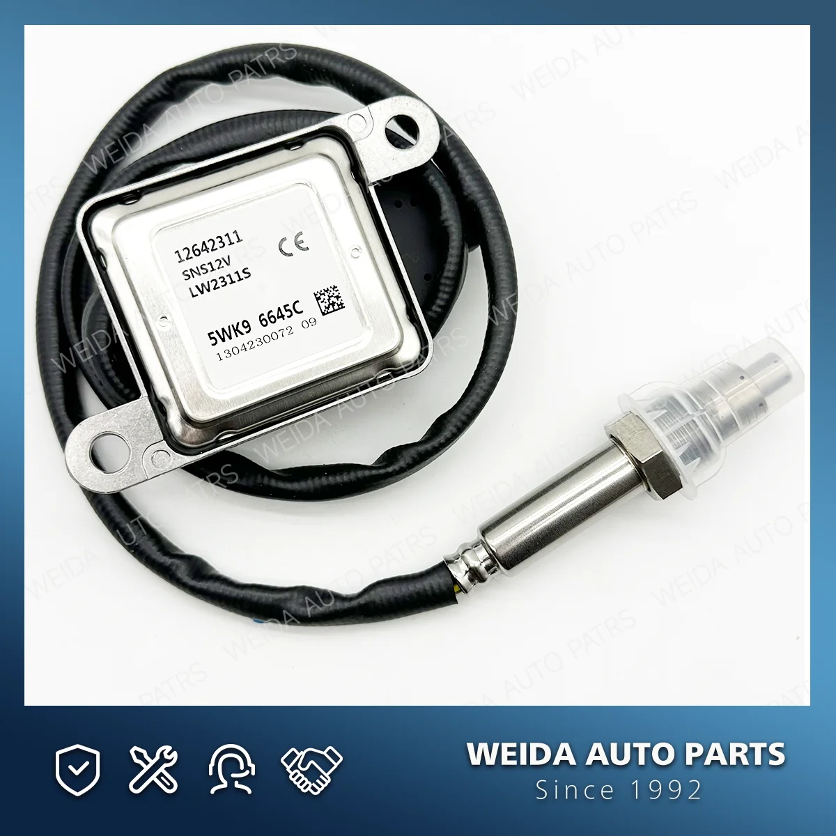 أجهزة استشعار السيارات 5WK9 6645C مستشعر أكاسيد النيتروجين 12642311 5WK96645C مستشعر الأوكسجين النيتروجين لشاحنة الديزل 2011-2015 محرك 6.6L 2500 3500 #1