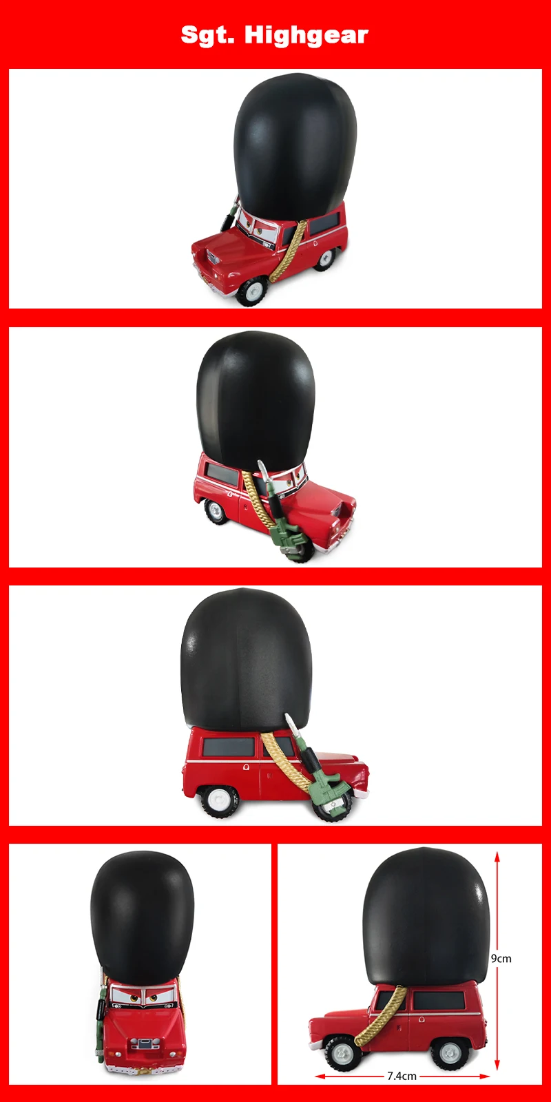 Cars Gold Galvanisierung Car King 43 Anime Figur Strip Weathers 1/55 Metall-Druckguss Dinoco Rennspielzeug Kindergeschenke – Detail 34
