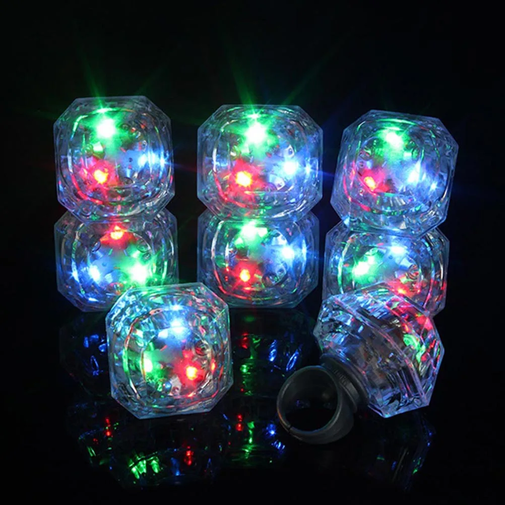 

8 Pcs LED Ring Light up Toys Rings The Little Girl Flashing Finger Child