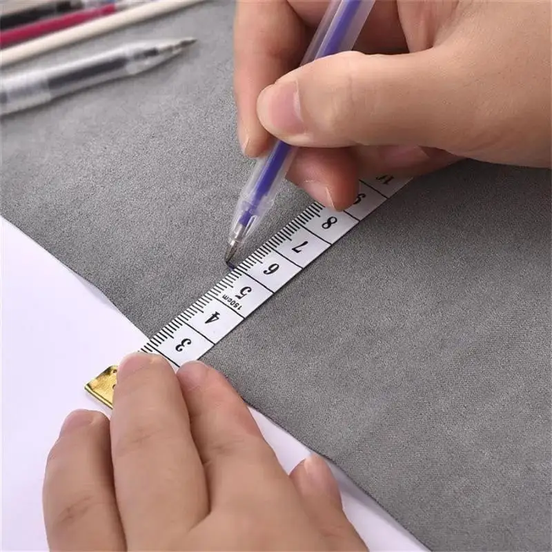 11Pcs Heat Erasable Fabric Marking Pens Water Soluble No Trace Temporary Marker for DIY Patchwork Quilting Sewing Craft