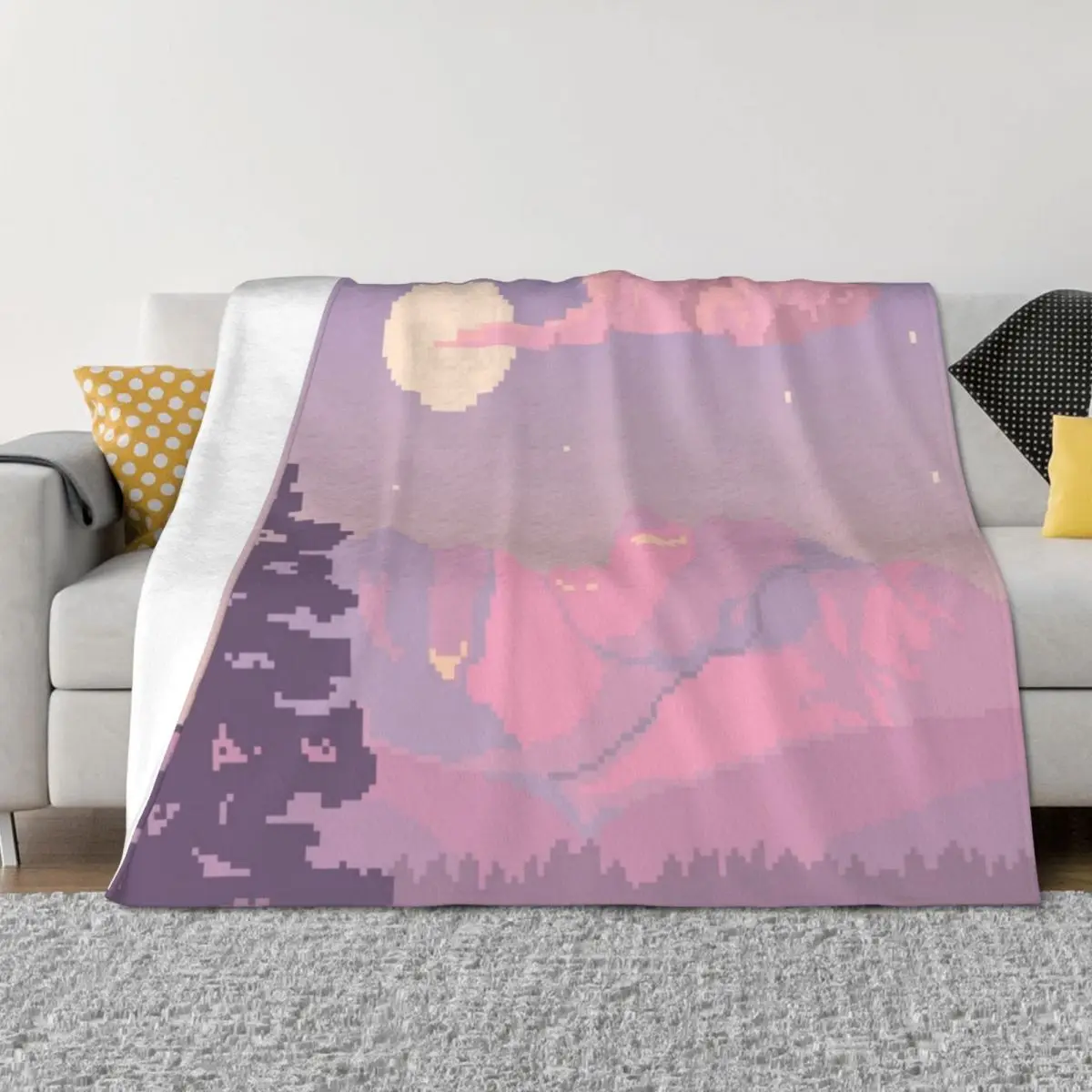 

Sawtooths Throw Blanket Plush anime Weighted Blankets