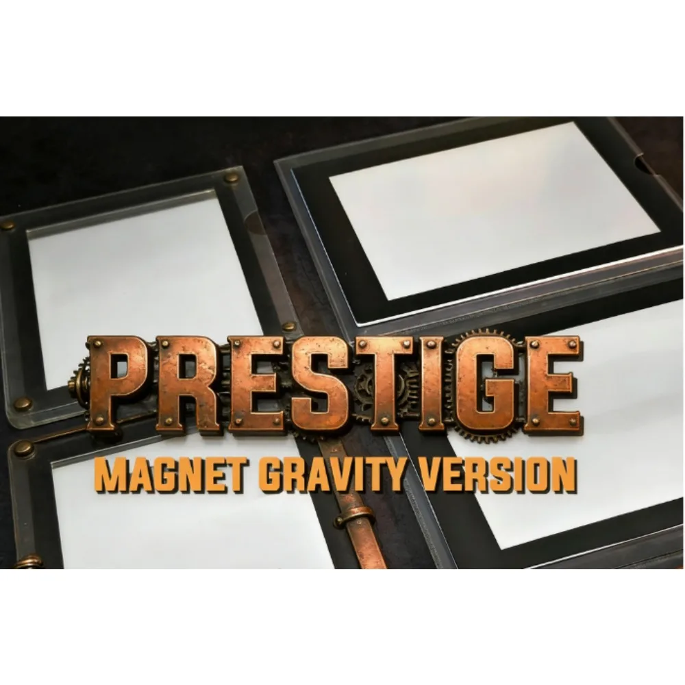 Prestige Magnet Gravity Version Magic Trick Visual Prediction Board Stage Mentalism Illusions Comedy Gimmicks Magician Props