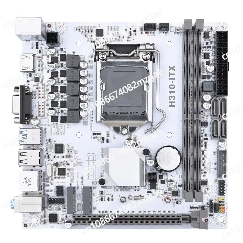 H310-ITX mini computer main board LGA1151 pins support 6789 generation CPU with M.2 Gigabit network interface card WIFI