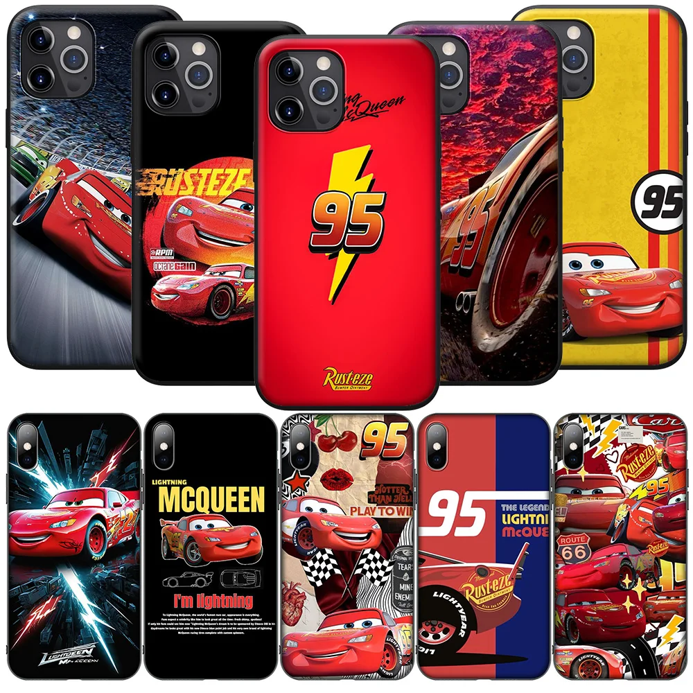 SO39 Cars Lightning McQueen 95 Cover Telefoon Case voor Xiaomi Redmi A3X A3 13C 13 Note 13 12 Pro +