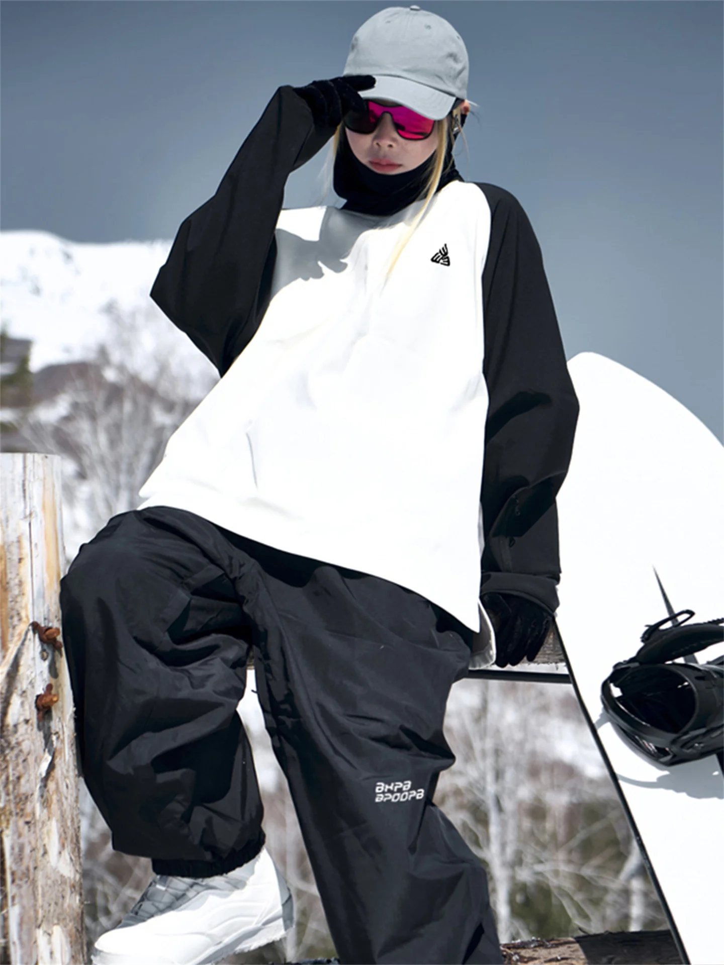 

Мужская теплая водонепроницаемая куртка для сноуборда с флисовой подкладкой и вставками на плечах для зимних видов спорта, повседневная молодежная модель