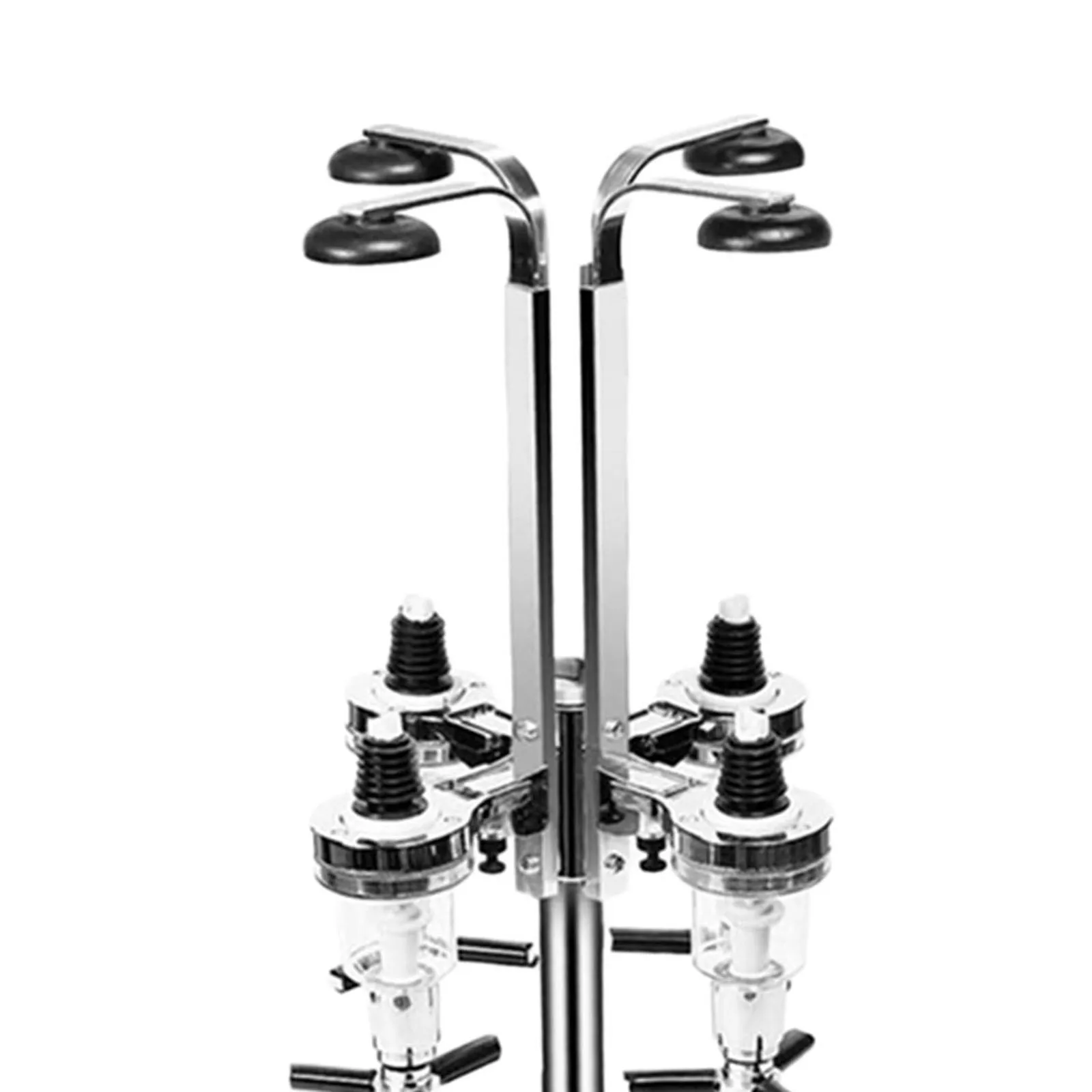 4 Bottle Revolving Dispenser,Rotating Carousel Dispenser,Bar Caddy Dispenser for Bottles Beverage Holder