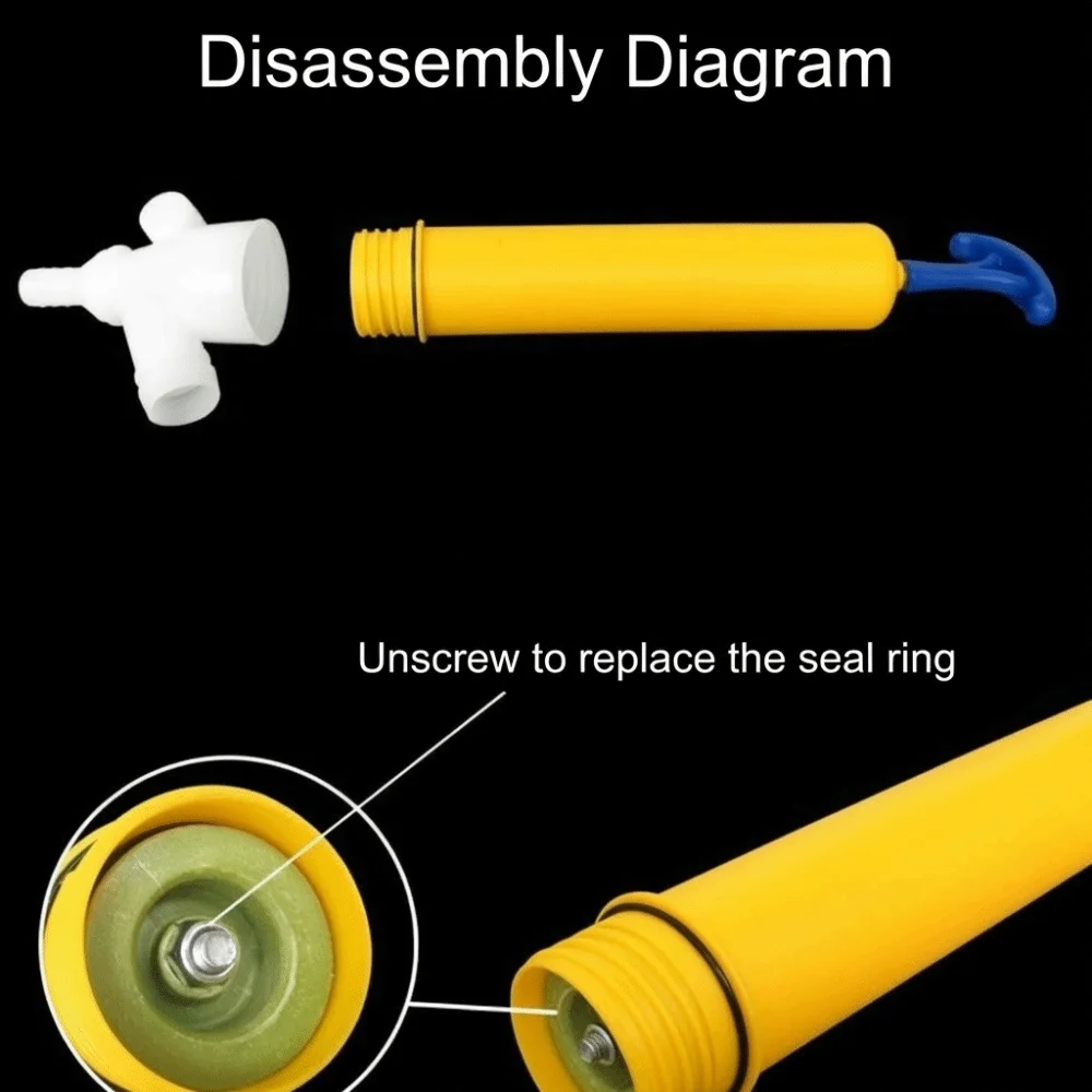Oil Tube Large Size Oil Pump Manual Portable Barrel Pump Leakproof Plastic Liquid Pump Liquid Transfer