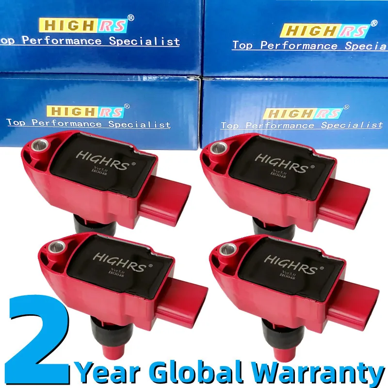 Ignition Coil Fit 2004-2011 Mazda RX8 RX-8 1.3L 13B SE3P N3H1-18-100 Performance UF501 N3H118100B9U Set of 4pcs