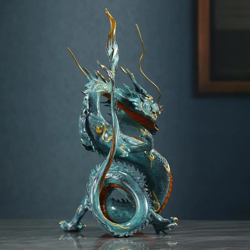 A Business Xinglong Water Absorption Bronze Bronze Crafts China Dragon Ornament Entrance Company