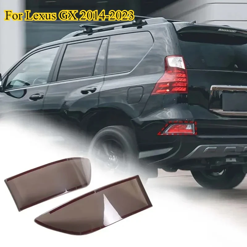 

For Lexus GX 2014-2023 ABS Blackened Car Rear Fog Lamp Decorative Cover Protective sticker Car Accessories