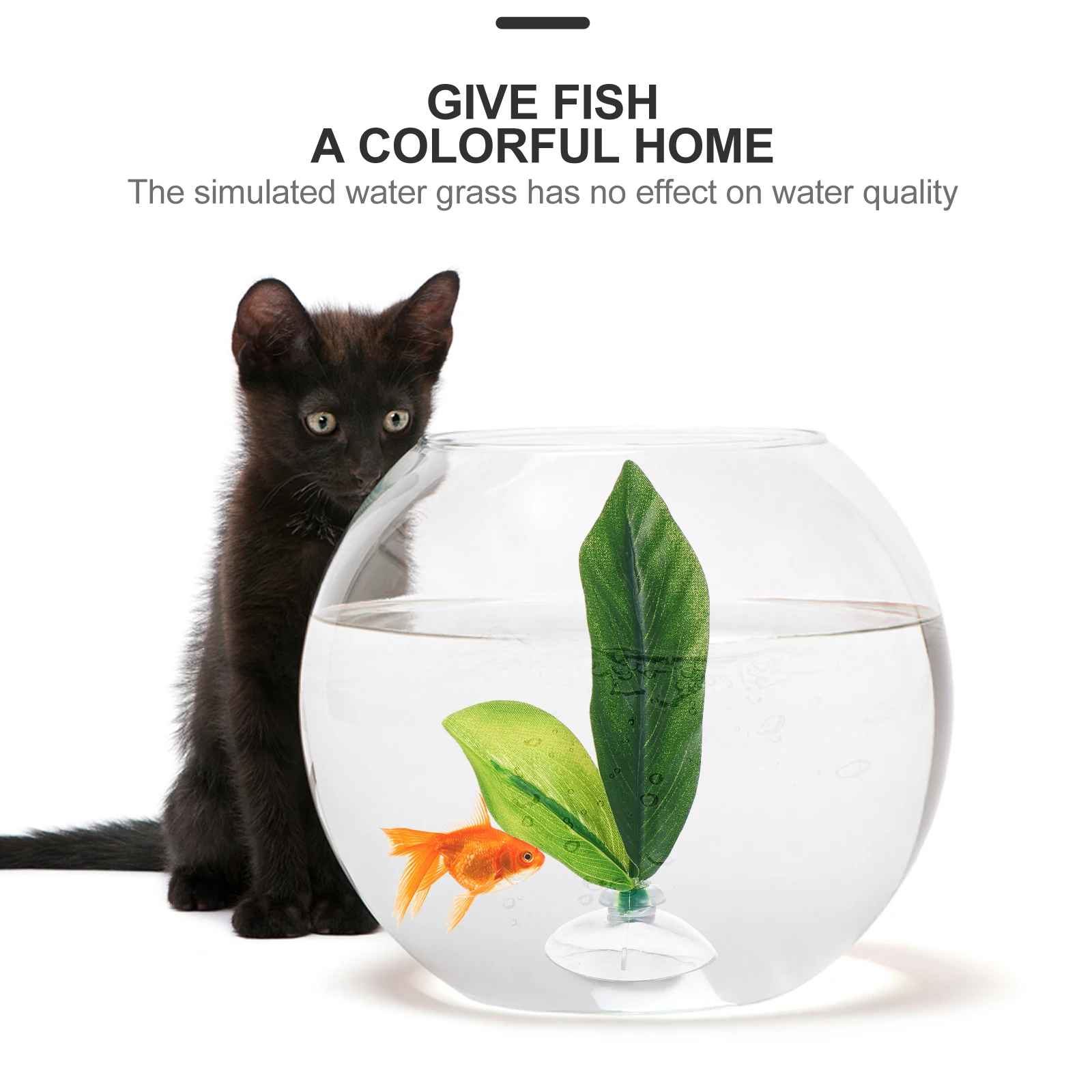 

4 Pcs Simulation Simulation Aquarium Leaves Leaf for Fish Tank L Artificial L Leaves Artificial Plant