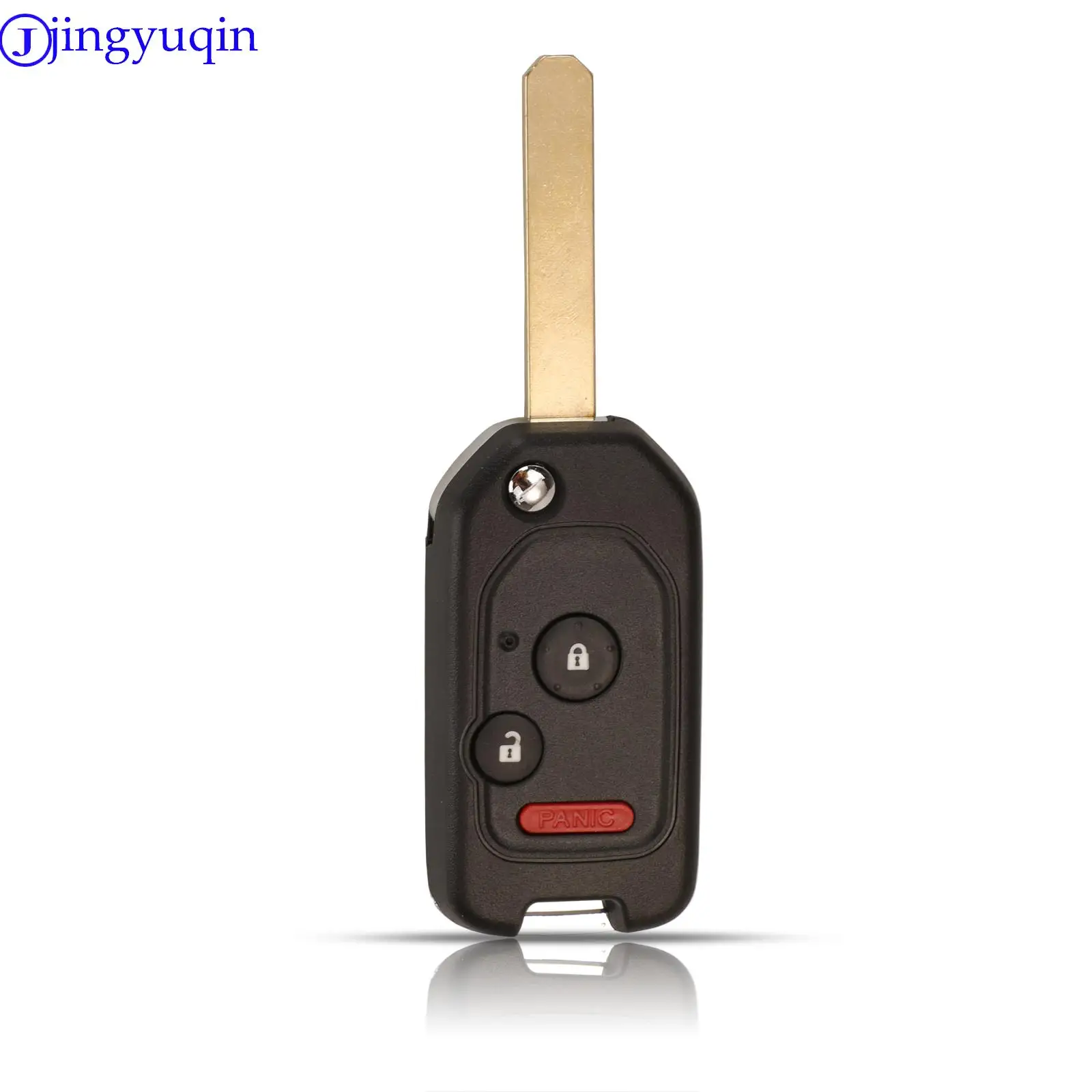 jingyuqin Update Modified 3/4 Buttons Car Key For Honda Accord Pilot Cr-V Key Housing Civic Insight Ridgeline 2003-2013