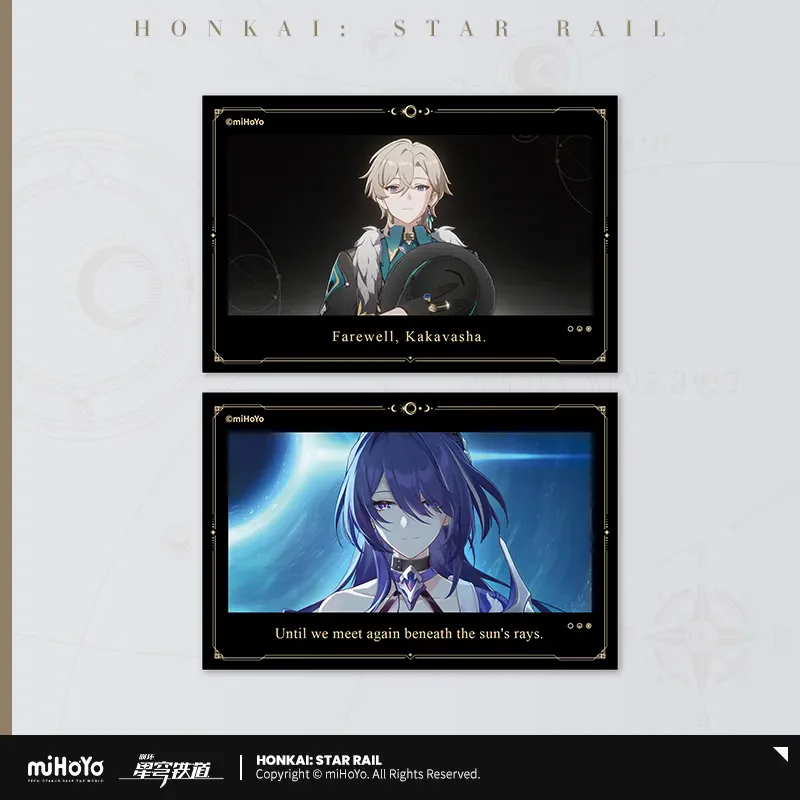 

[Подлинная] Аниме-карта Aventurine MiHoYo, официальная оригинальная Honkai Star Rail, сопровождающая серия You, Acheron, карты «сделай сам», подарки для косплея