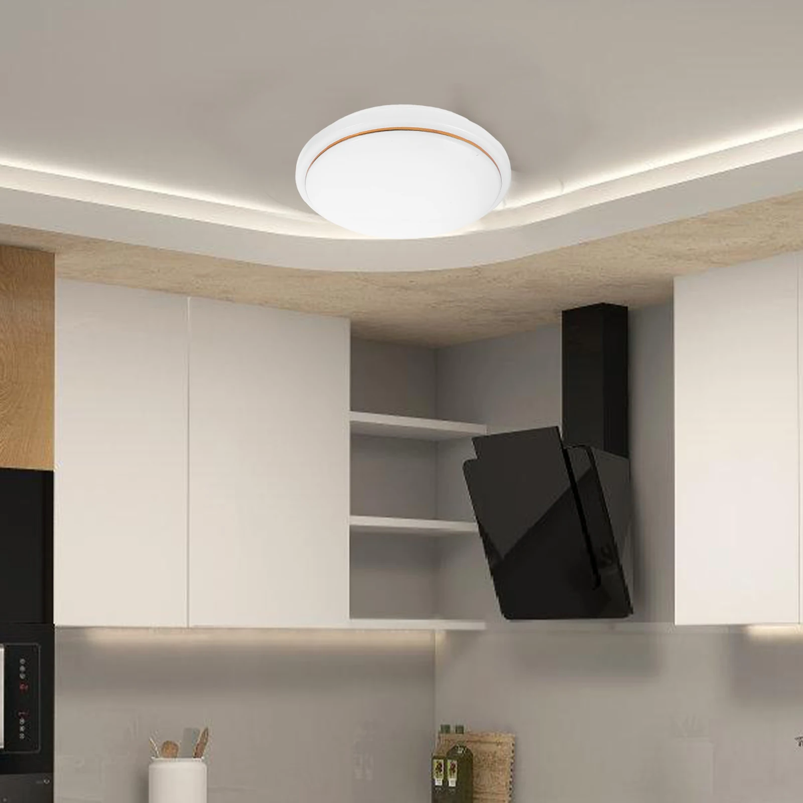 

Circular Ceiling Light Shade 22.7Cm Pvc Flush Mount Led Fixture Replacement Dome Cover Easy Install Classroom Cover