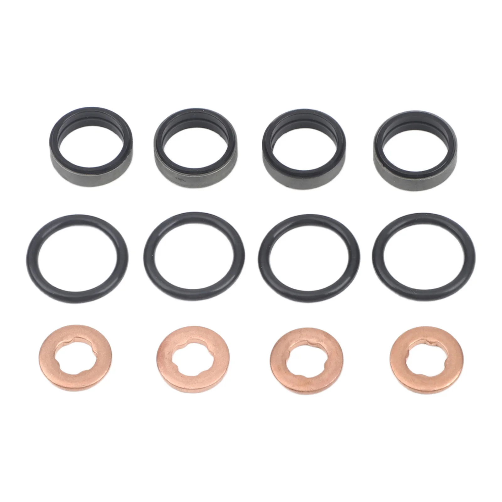 12pcs Fuel Injector Seals Washers O Rings Compatible with For Vauxhall For Opel For Astra G Omega Frontera Zafira