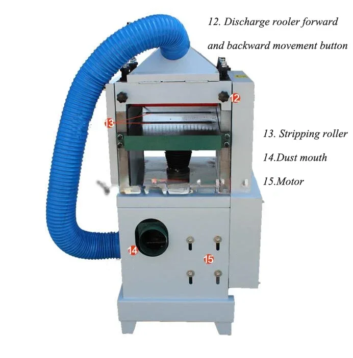 

Top Quality Hot SalesMB1025GH High Speed Single-sided Woodworking Planer 220V 2200W High-speed Pressure Planing Wood Line Machin