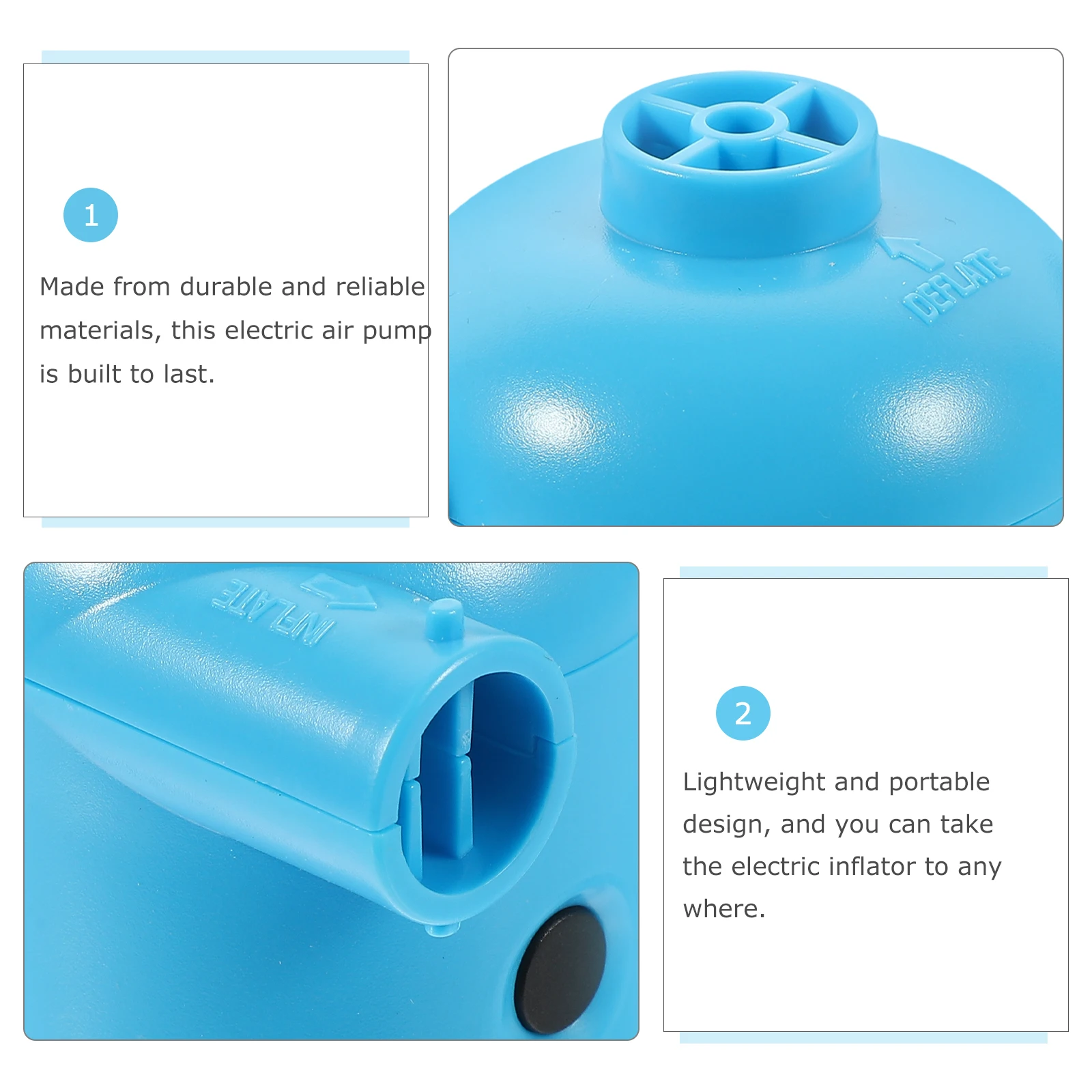 

Compressor Electric Air Pump Travel for Inflatable Pvc Storage Bags Portable Home