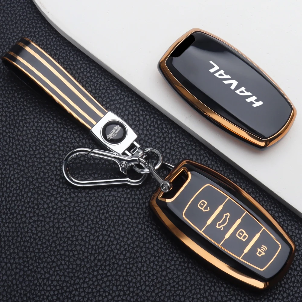Premium TPU Car Key Case Cover Protector Shell for Haval Jolion H7 F7 Dargo H9 H6 H5 F7X M6 H3 H2S GMW Keychain Car Accessories view 5