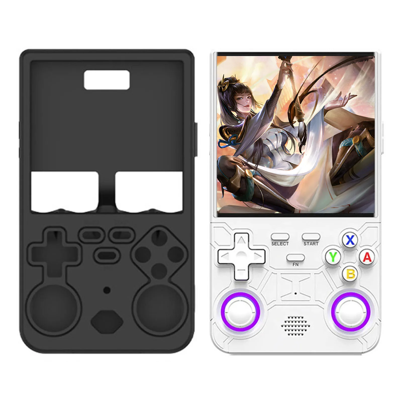 

Мягкий чехол для игровой консоли R36 Ultra, портативная игровая консоль со шнурком, защитный чехол для портативного хранения для мужчин и женщин