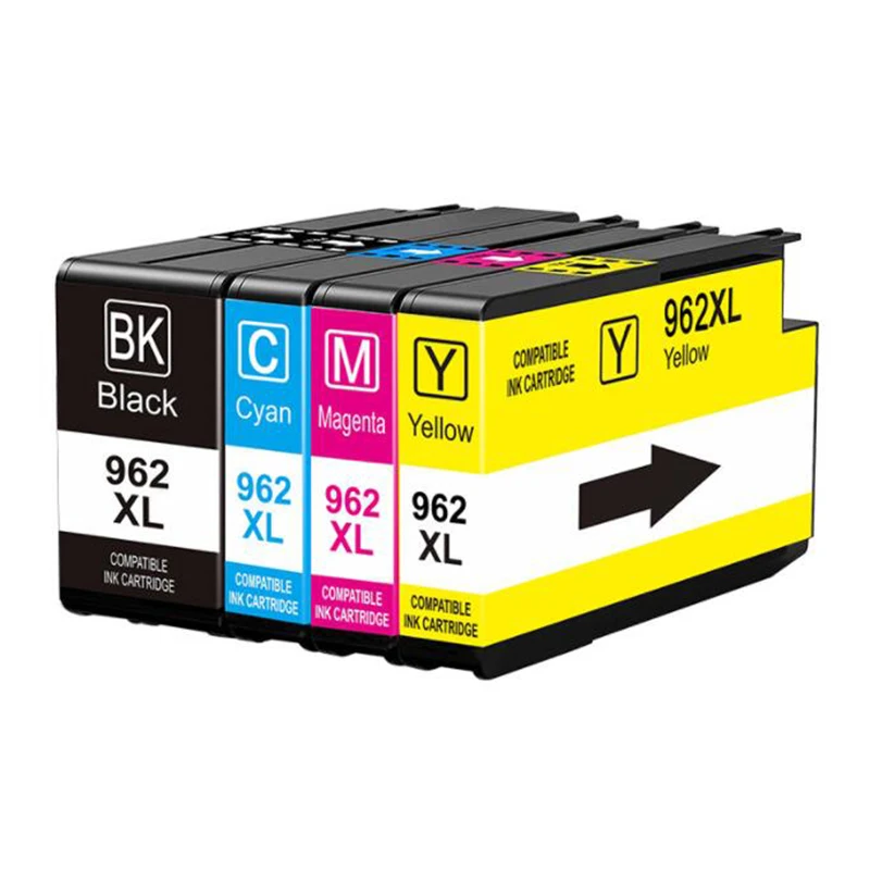 Cartucho de Tinta Compatível para Impressora hp Officejet Pro 962 962xl 9010 9012 9014 9015 9016 9018 9020 9022 9025