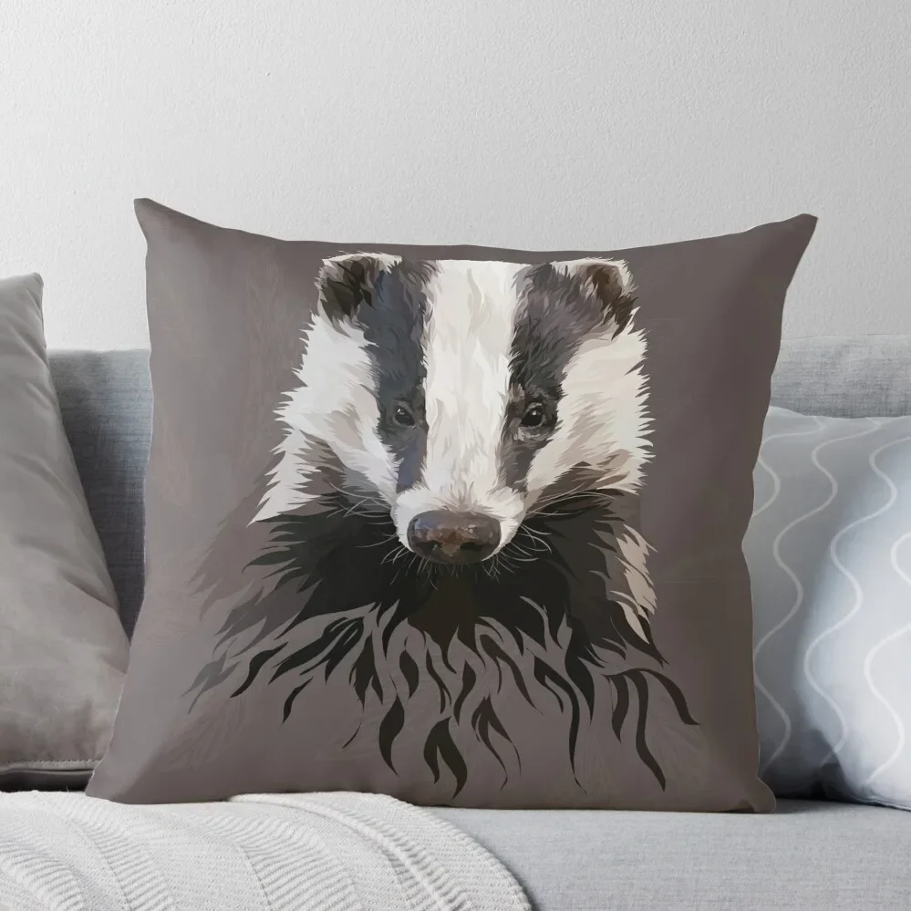 

Woodland series BADGER Throw Pillow Sofa Cushion luxury home accessories christmas pillow case