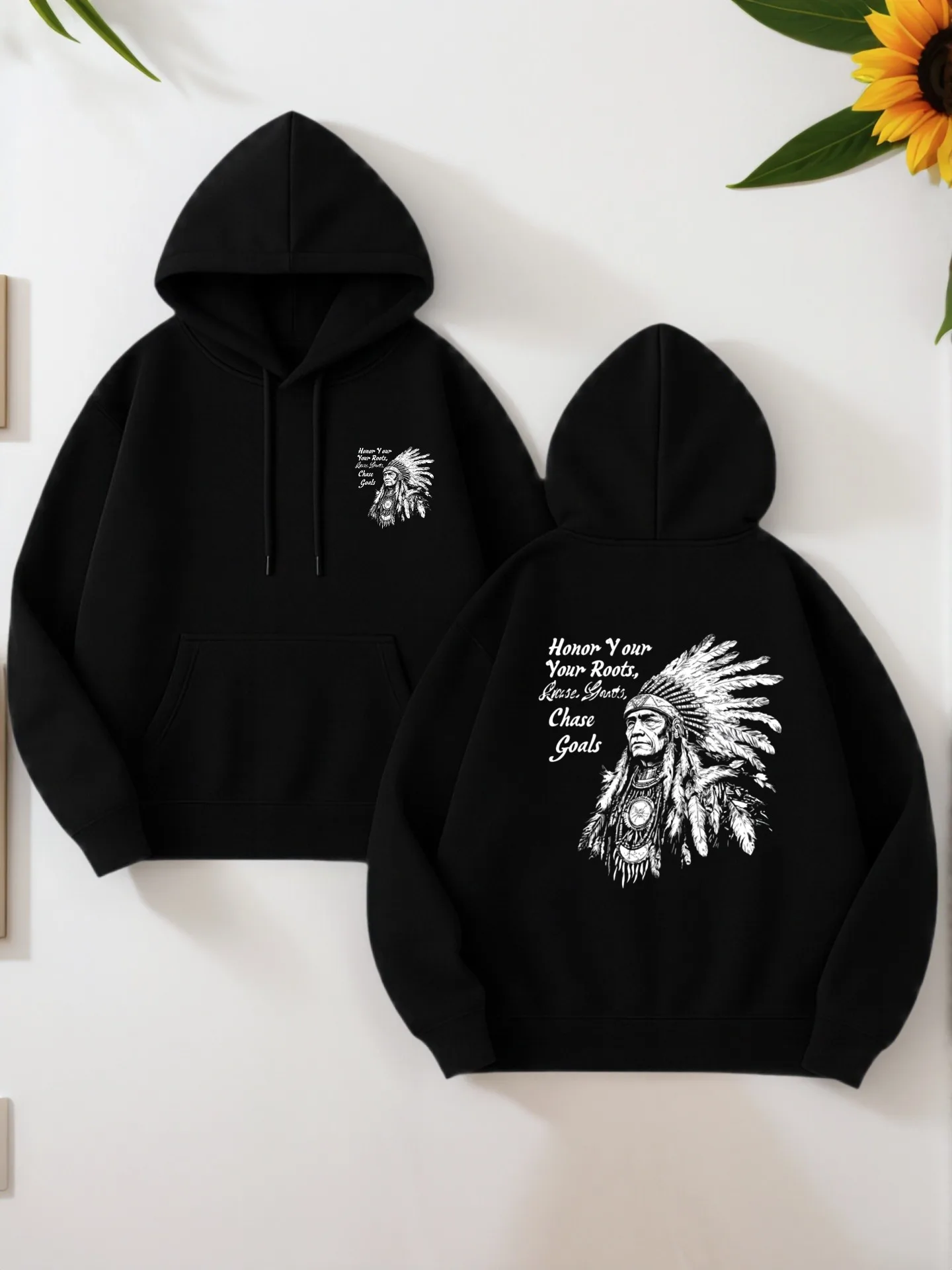 

Graphic Hoodie Men, Letter Print, Casual Style, Soft Fabric, For Men, For Everyday Wear