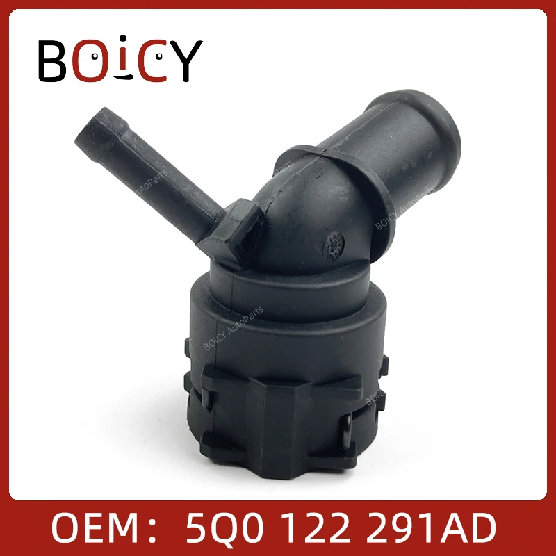 BOICY EA888 Engine Coolant Connector Pipe 5Q0122291AD Replacement For Audi VW Skoda Seat 1.8/2.0T 5Q0122291BB 5QD122291AB