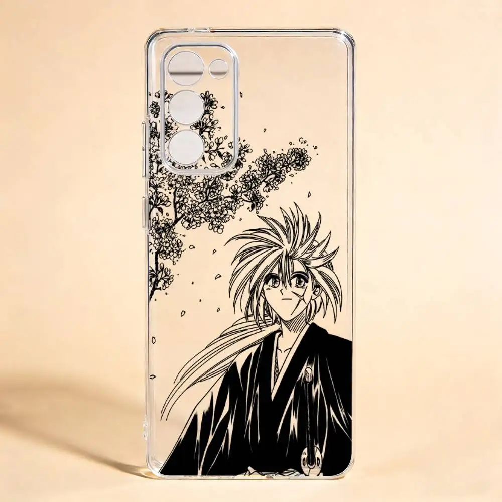 JP Manga Rurouni K-Kenshin  For Samsung Galaxy S24 S25 S23 S22 S21 Transparent Cover Phone Case