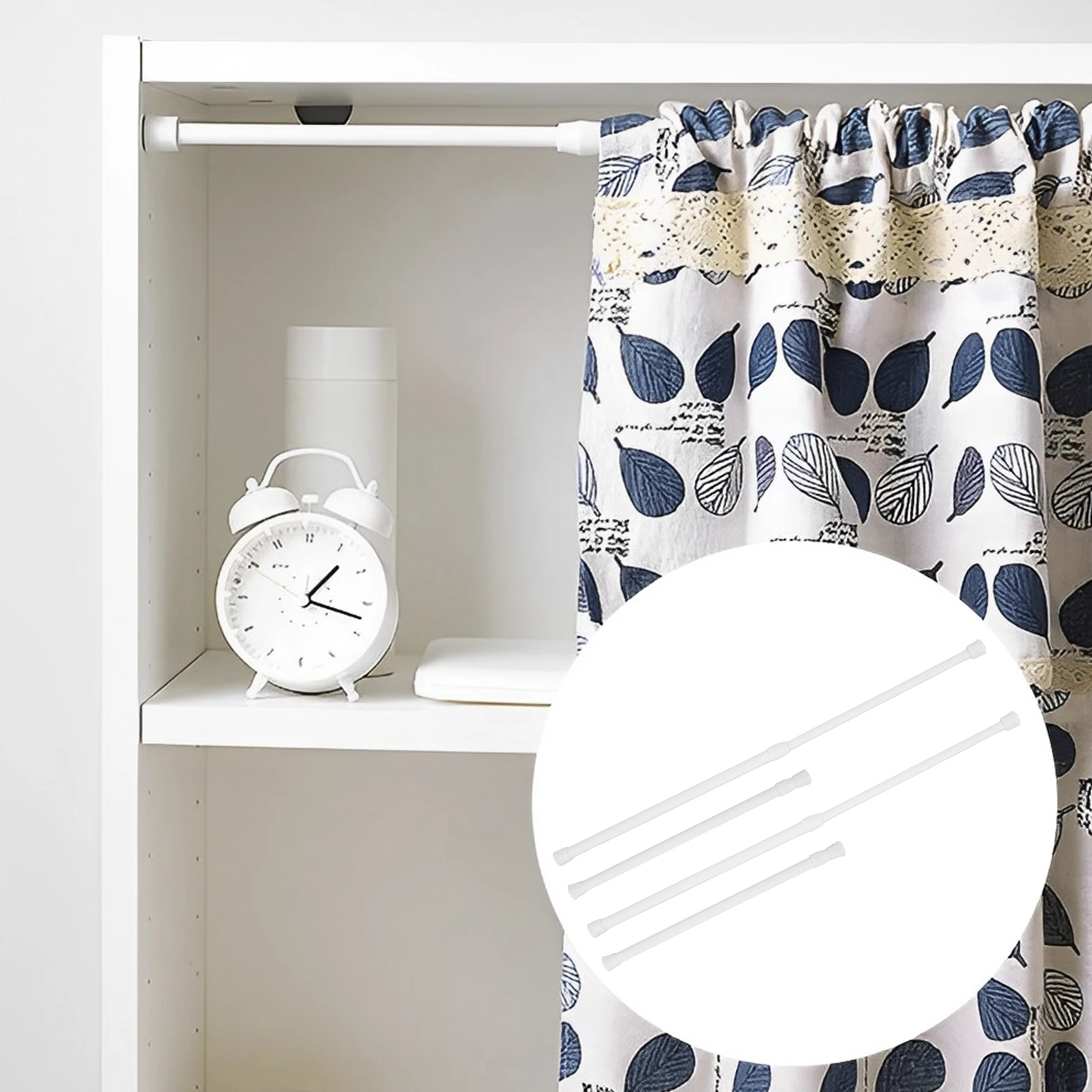 شريط زاوية دش تلسكوبي RV ، قضيب تخزين ، منع السقوط ، تخزين أدوات الزينة ، أرفف قابلة للتعديل ، عربة ، ملحقات السفر