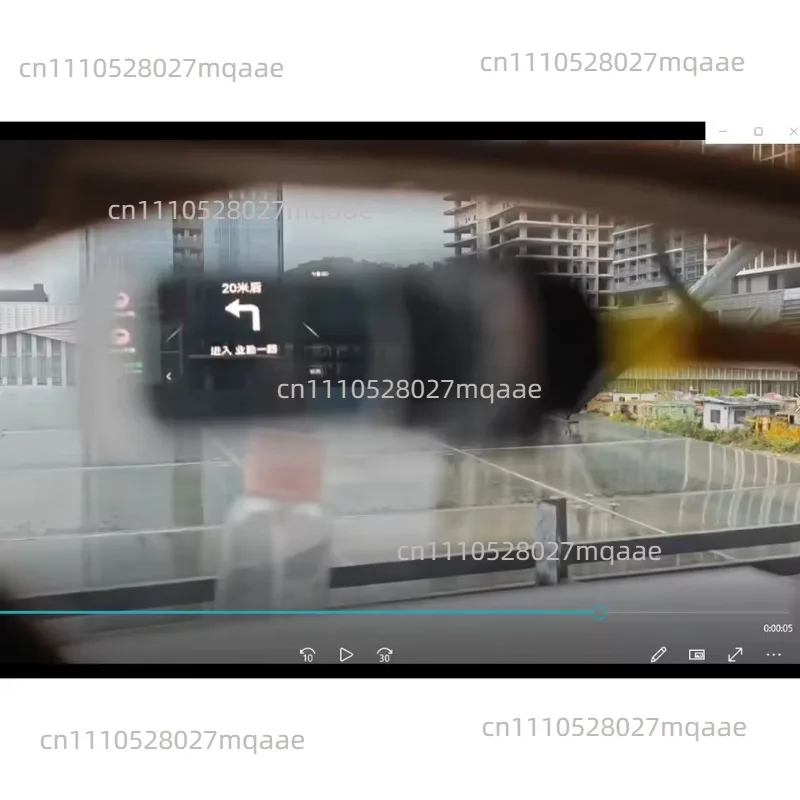 Cycling Goggles Headset Navigation Display,Helmet HUD Head-up Display,   for ECX336C High Brightness Module