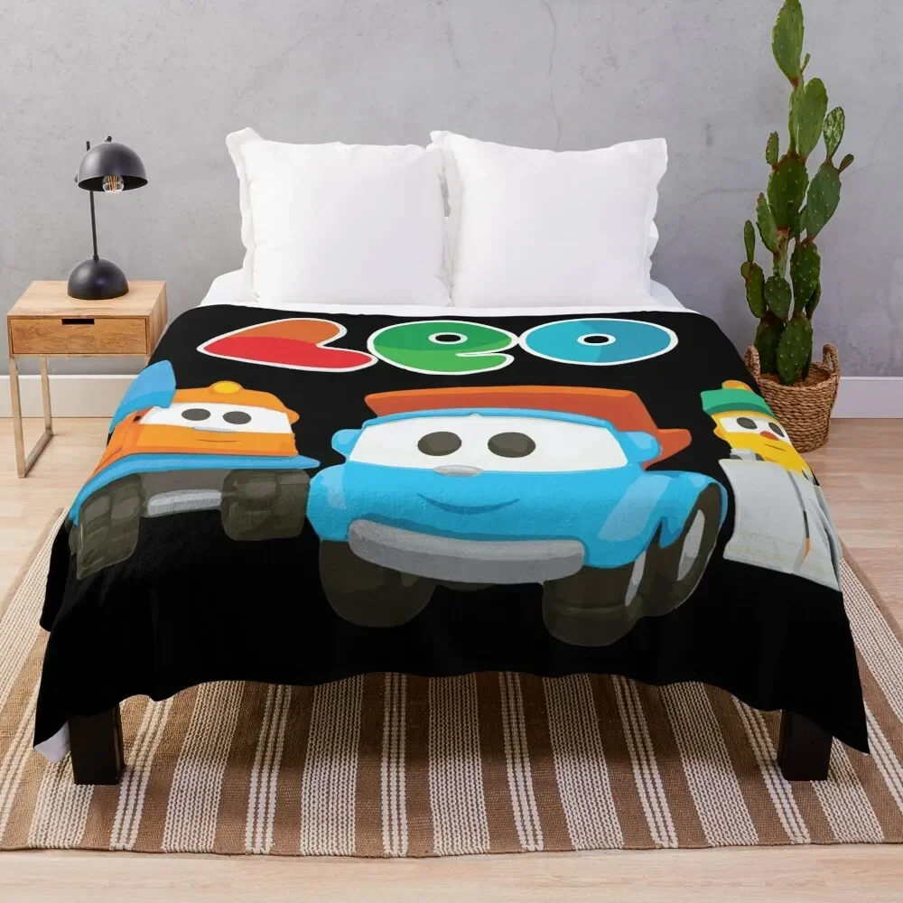 leo the truck, lifty and scoop Throw Blanket Decoratives Luxury Designer warm for winter Blankets