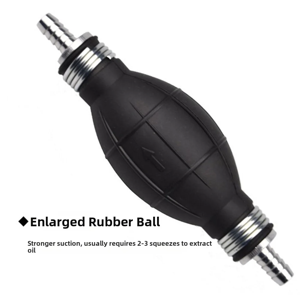 Rubber Bulb Siphon Pump Manual Oil Extractor For Fuel Water Tank Drainage Hose Kit