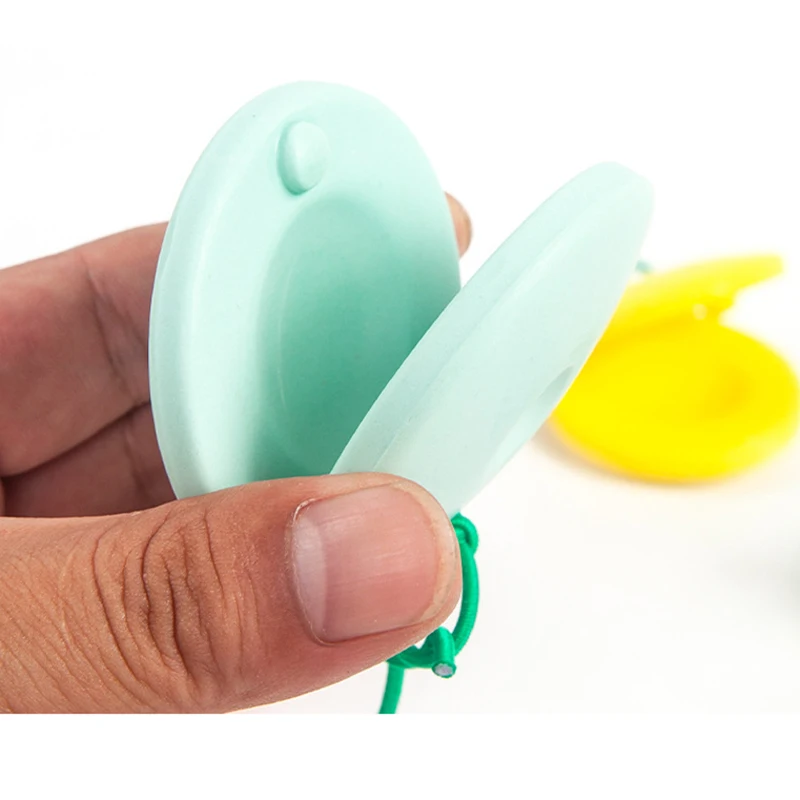 เครื่องดนตรีออร์ฟสำหรับเด็ก คาสตาเน็ตไม้ ของเล่นเด็ก อุปกรณ์ประกอบการแสดง เครื่องดนตรีเคาะจังหวะ ฝึกฝนจังหวะดนตรี TMZ