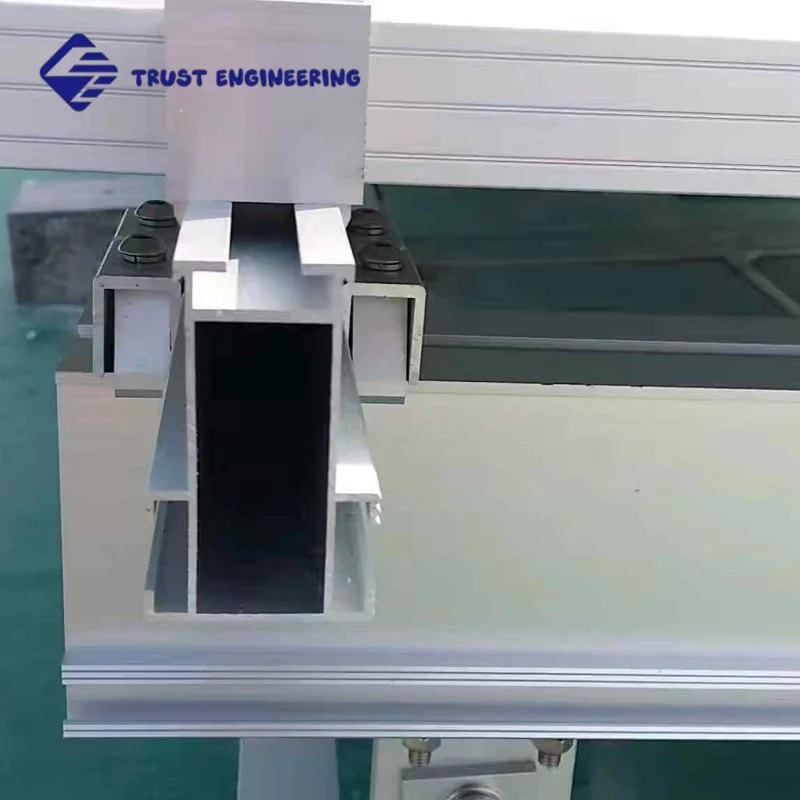 

Solar Mounting Structure Roof Railing Bracket Panel Solar Aluminium Rail