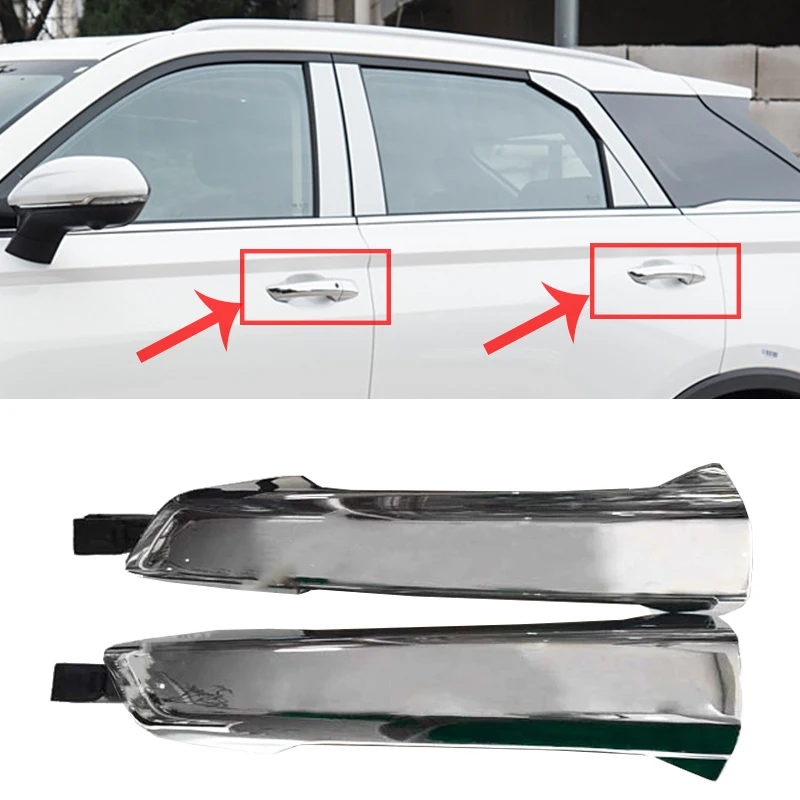 

For FAW Bestune T77 1pcs Car Exterior Door Pull Handle Knob Door Open Handles Electroplate