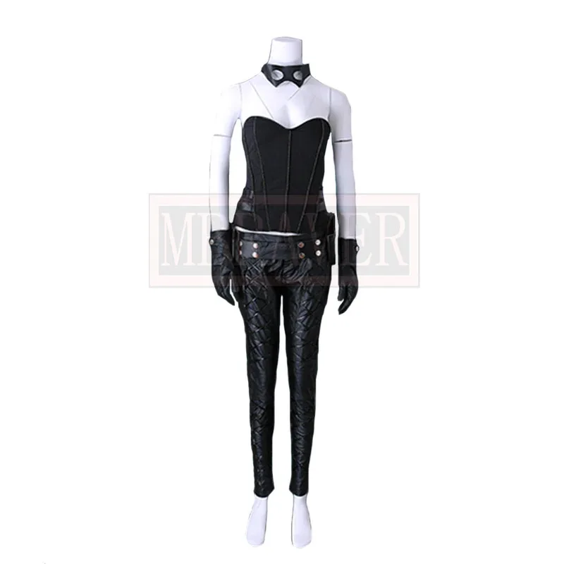 DY20Superhéroe negro canario Dinah Laurel Lance disfraz Cosplay traje de fiesta de Halloween hecho a medida cualquier tamaño 25