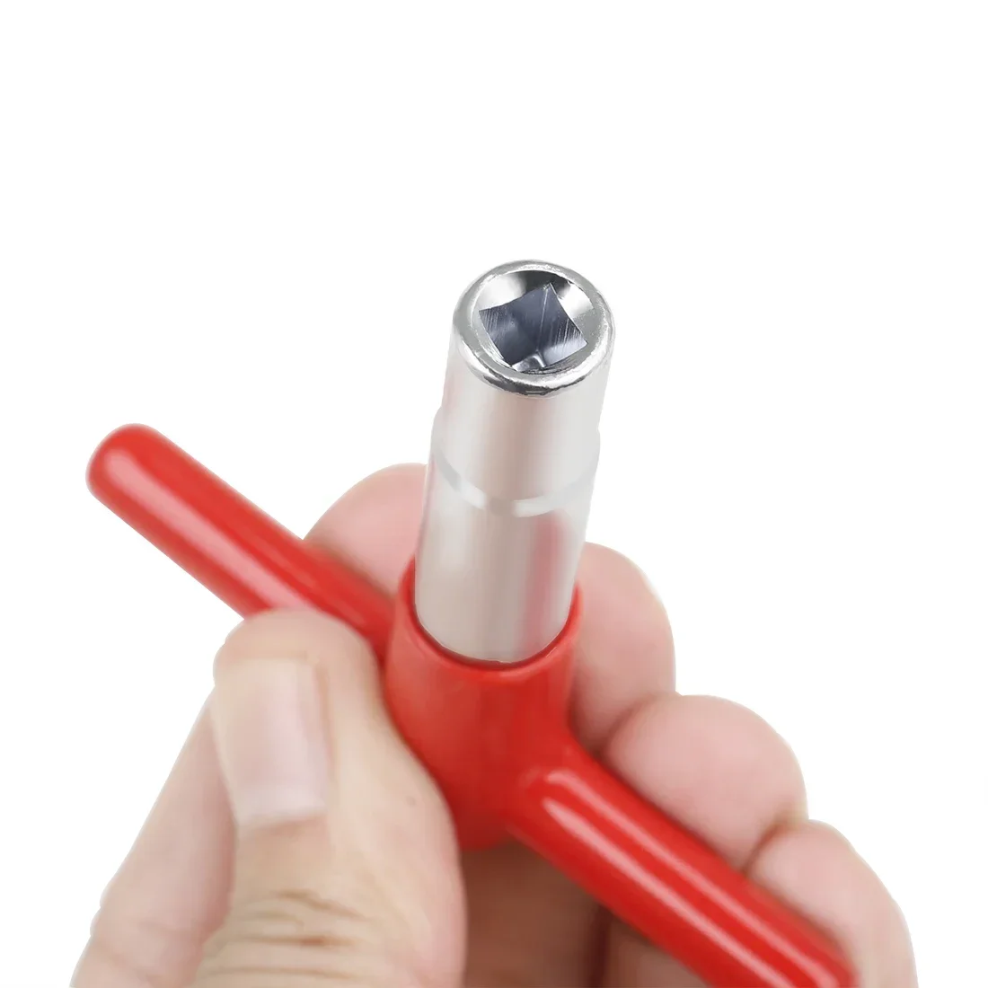 Drum Tuning Key Adjustment T-Wrench Zinc Alloy With Silicone Protective Sleeve Percussion Instrument Accessories Drum Parts