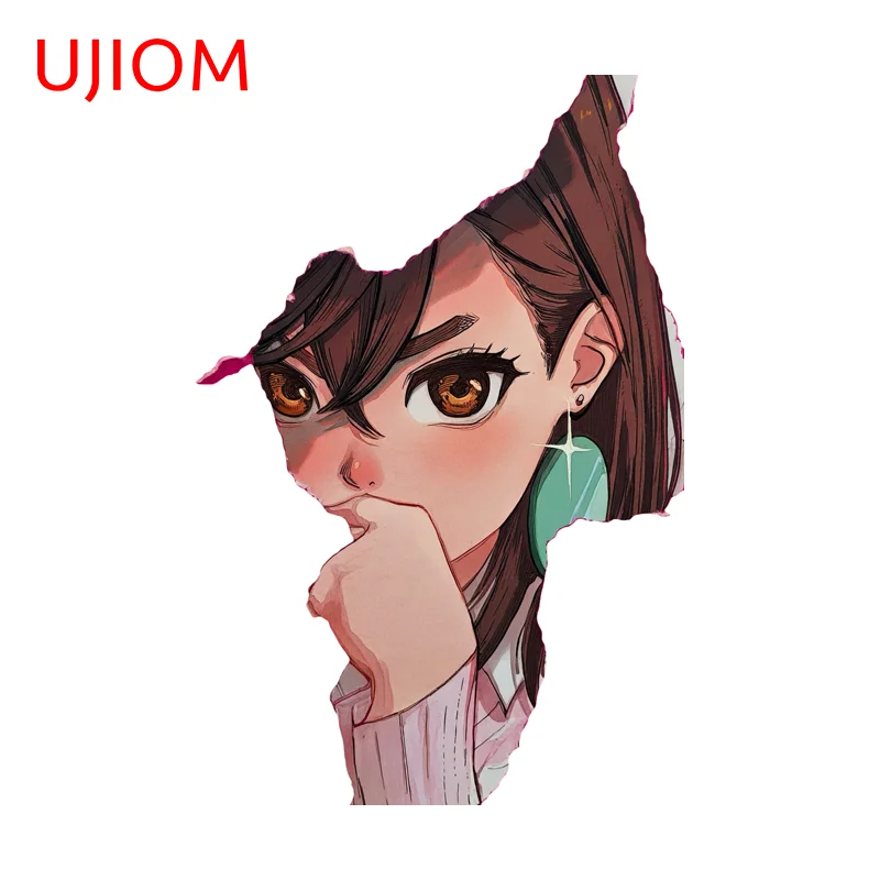 UJIOM Tear Girl Momo Ayase Wall Sticker Artistic Fashionable Enchanting Unique Sunscreen Decal Delicate Wallpapers For Kids
