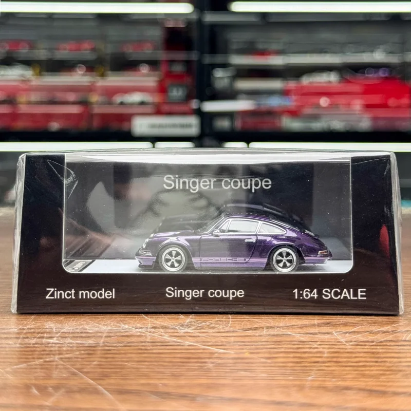 ZINCIT 1:64 Singer DLS Coupe sports car 911 alloy miniature