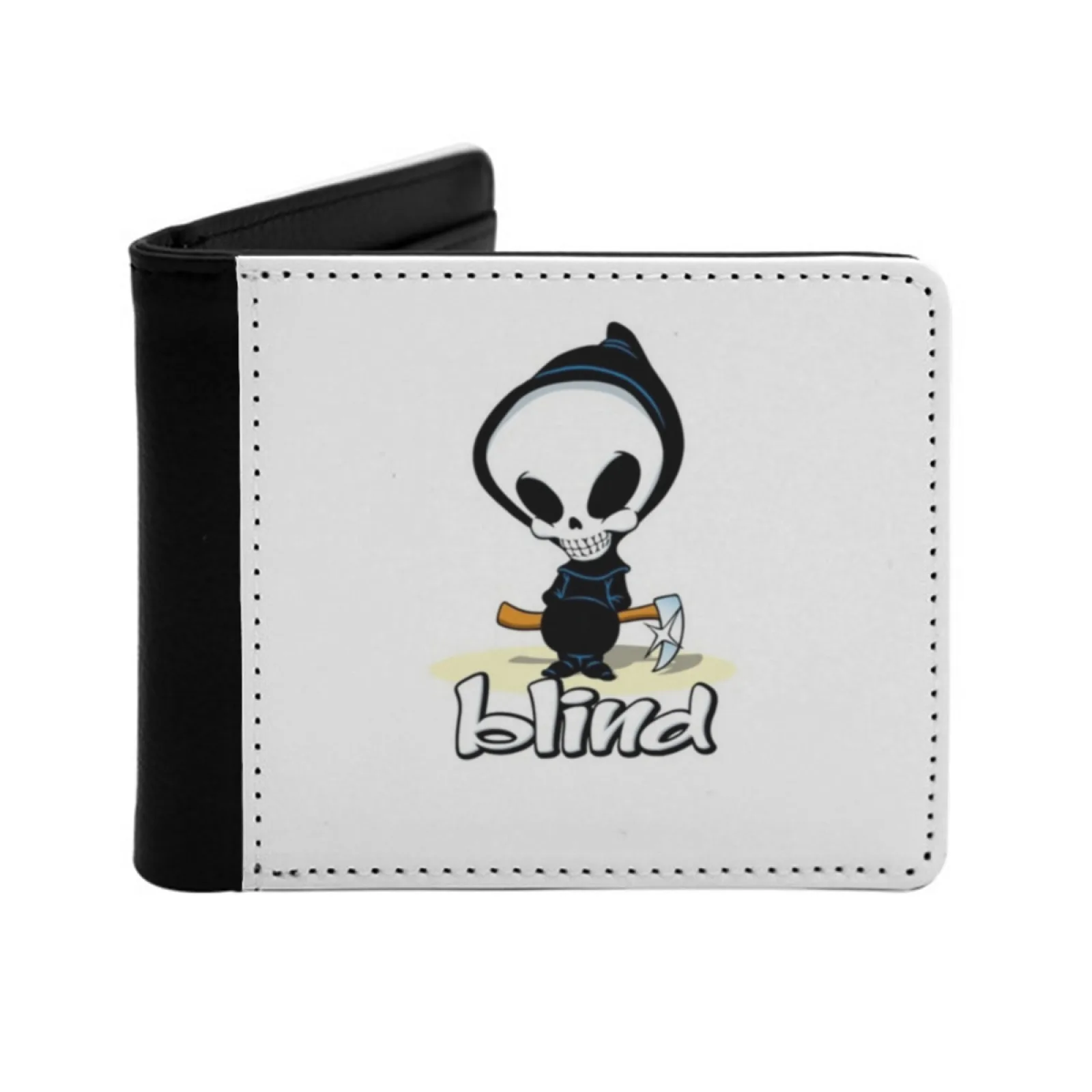 Blind Skateboards Classic Tshirt2579 Personalized Men's Leather Wallet Card Money Bag Pu Leather Wallet Blind Skateboards