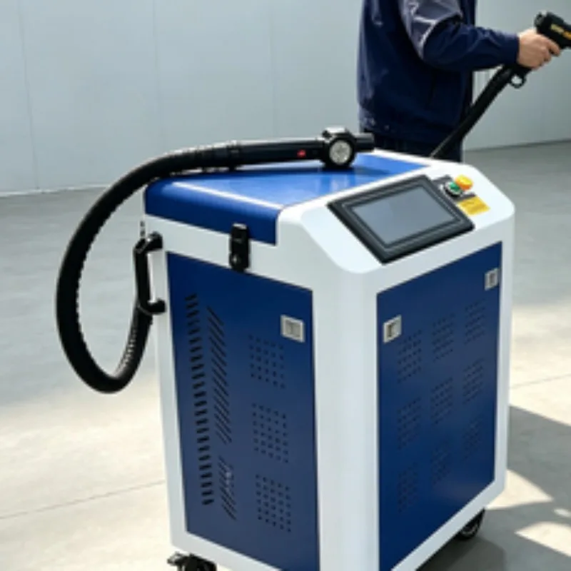 High Performance Pulse Laser Cleaning Machine 200w 300w 500w For Cleaning Paint Rust And Oil Stains