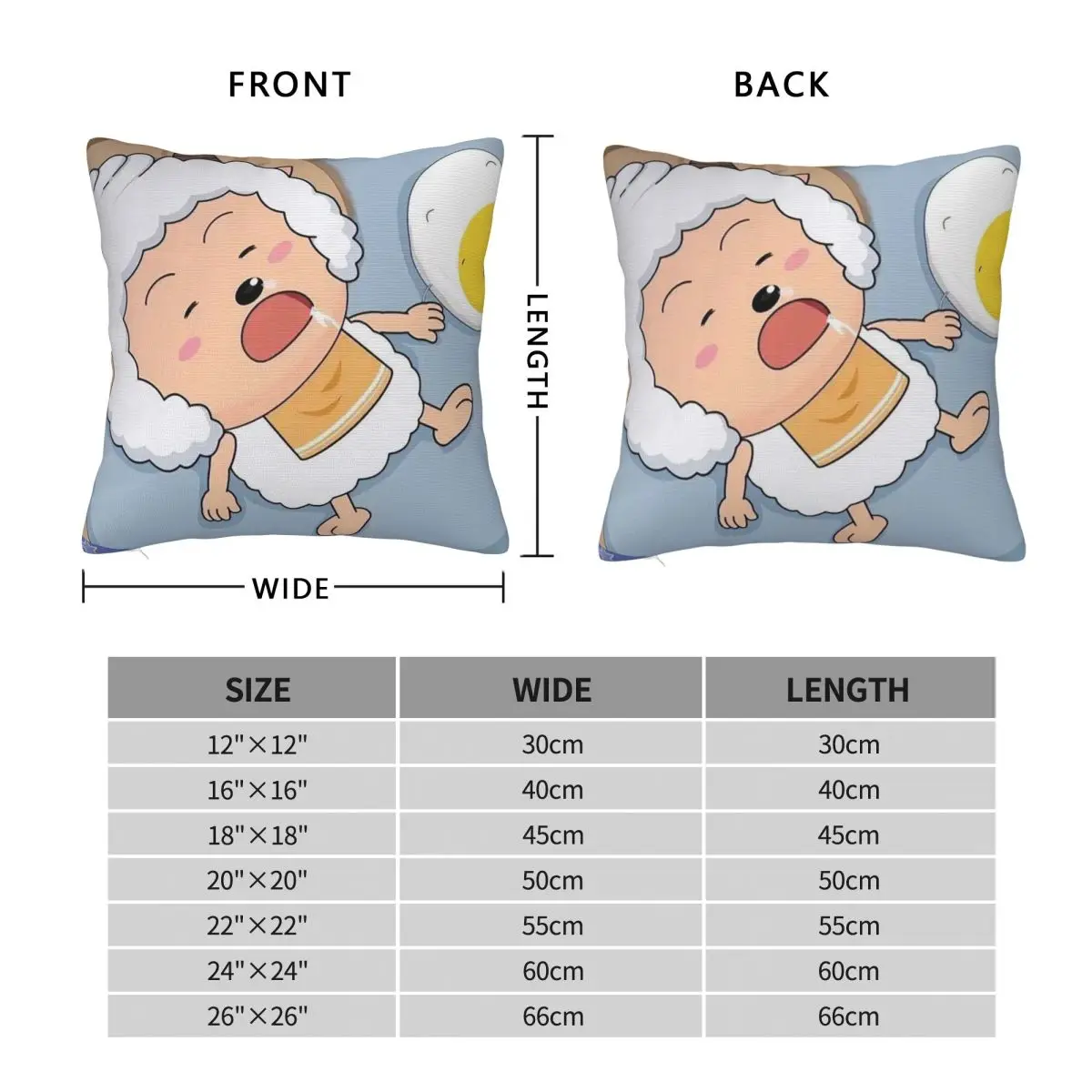 Love To Sleep Lazy Goat Square Pillowcase Cushion Cover Pillow Case Throw Pillow Cover for Home Bedroom Car